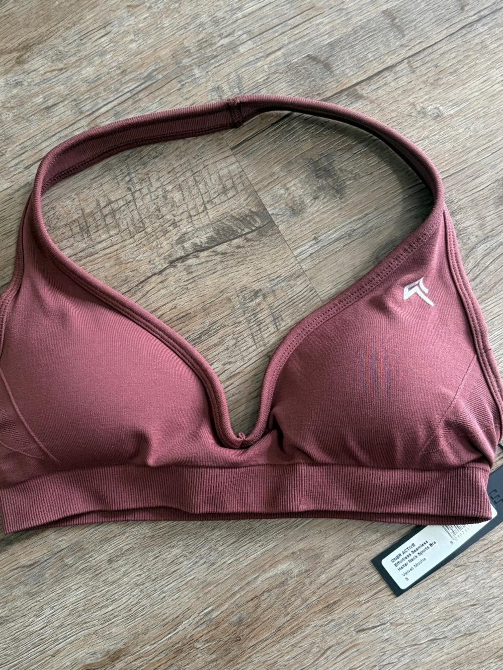 Oner Active Effortless Halter Bra - Velvet Mocha